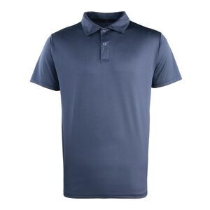 Premier Unisex Adult Coolchecker Pique Polo Shirt / Navy